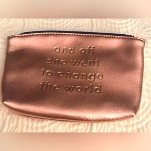 Ipsy March Glam Bag"And Off She Went to Change the World" (New)